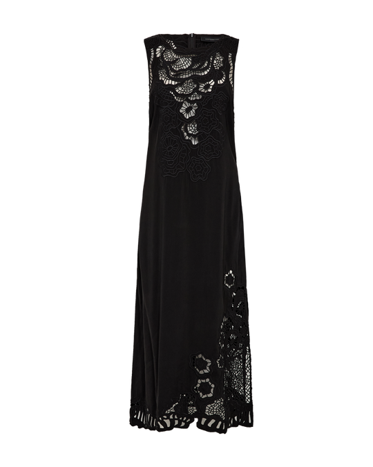 CMMADELYN - KJOLE MED BLONDER I SORT