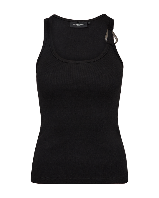 CMSIV - TOP MED SPÆNDEDETALJE I SORT