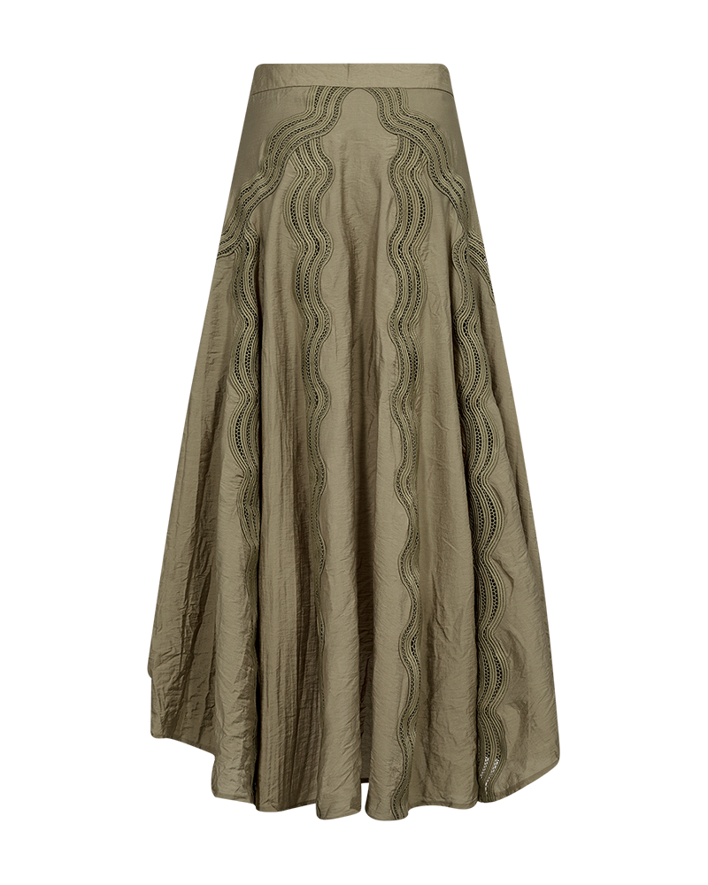 CMCOLE - NEDERDEL MED BLONDER I GRØN