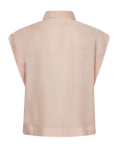 CMMOLLY - SKJORTE MED CUT-AND-SEW BLONDER I PUDDER