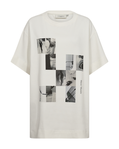 CMMUSE - T-SHIRT I RÅHVID