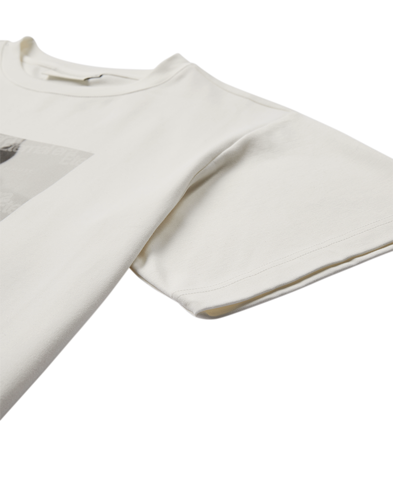 CMMUSE - T-SHIRT I RÅHVID