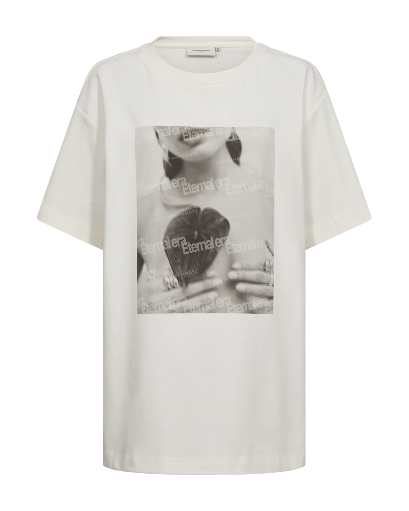 CMMUSE - T-SHIRT I RÅHVID