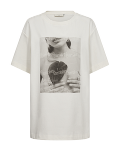 CMMUSE - T-SHIRT I RÅHVID