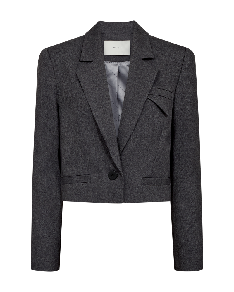CMTAILOR - KORT BLAZER I GRÅ