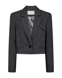 CMTAILOR - KORT BLAZER I GRÅ