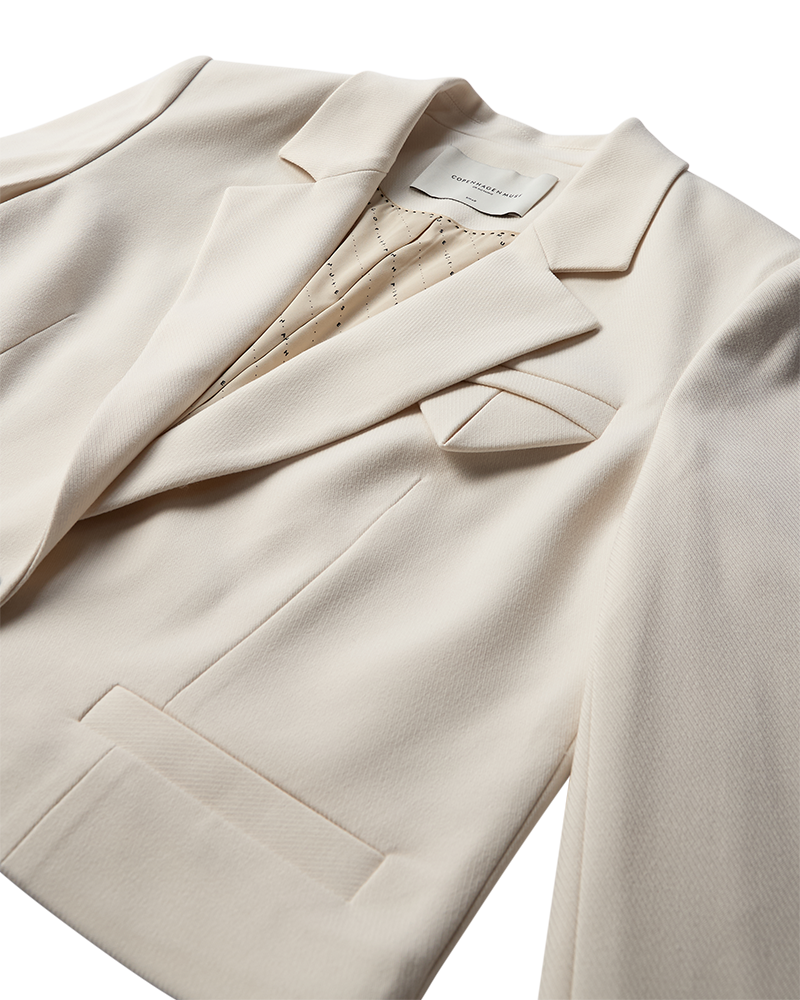 CMTAILOR - KORT BLAZER I RÅHVID