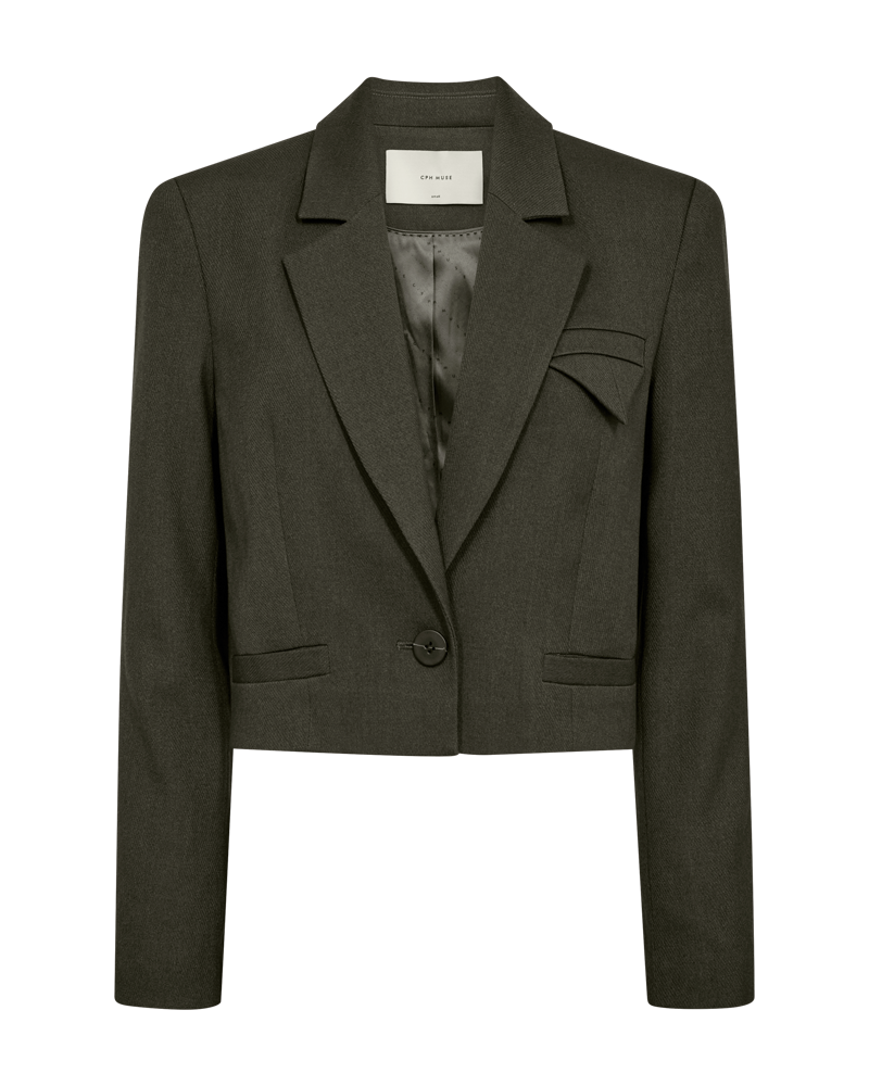 CMTAILOR - KORT BLAZER I GRØN
