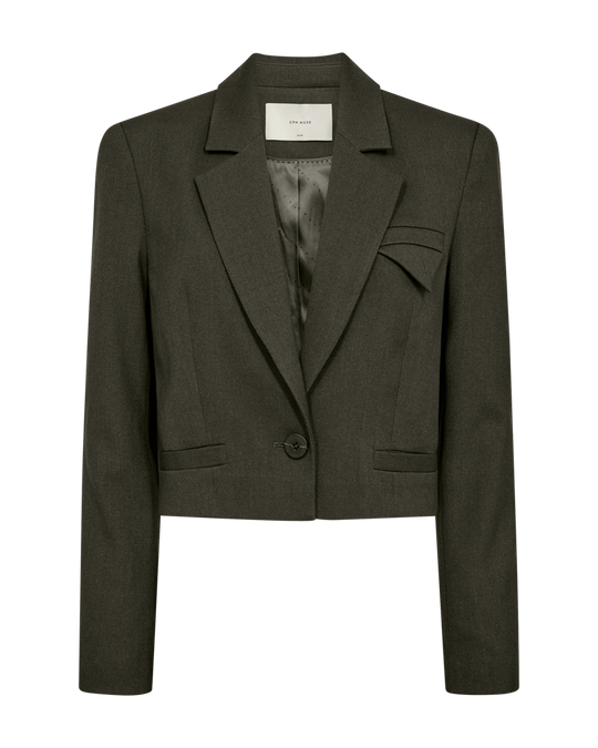 CMTAILOR - KORT BLAZER I GRØN