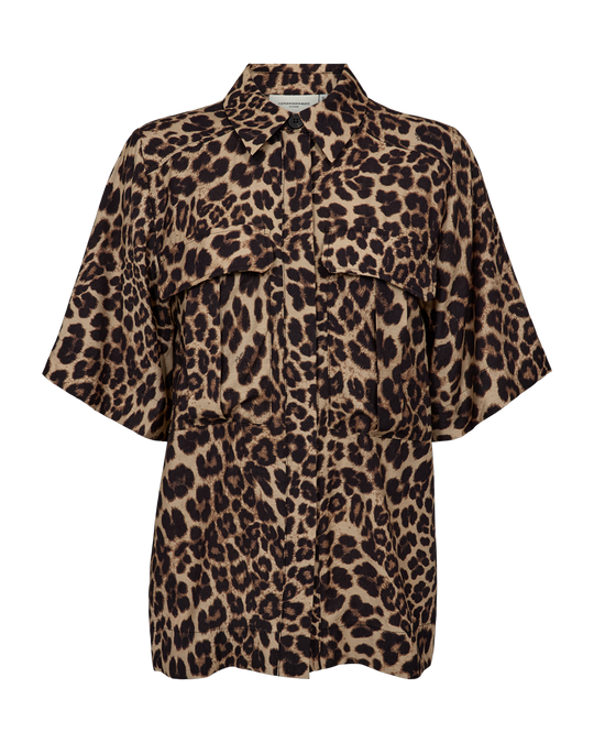 CMGABBY - SKJORTE I SORT OG BEIGE