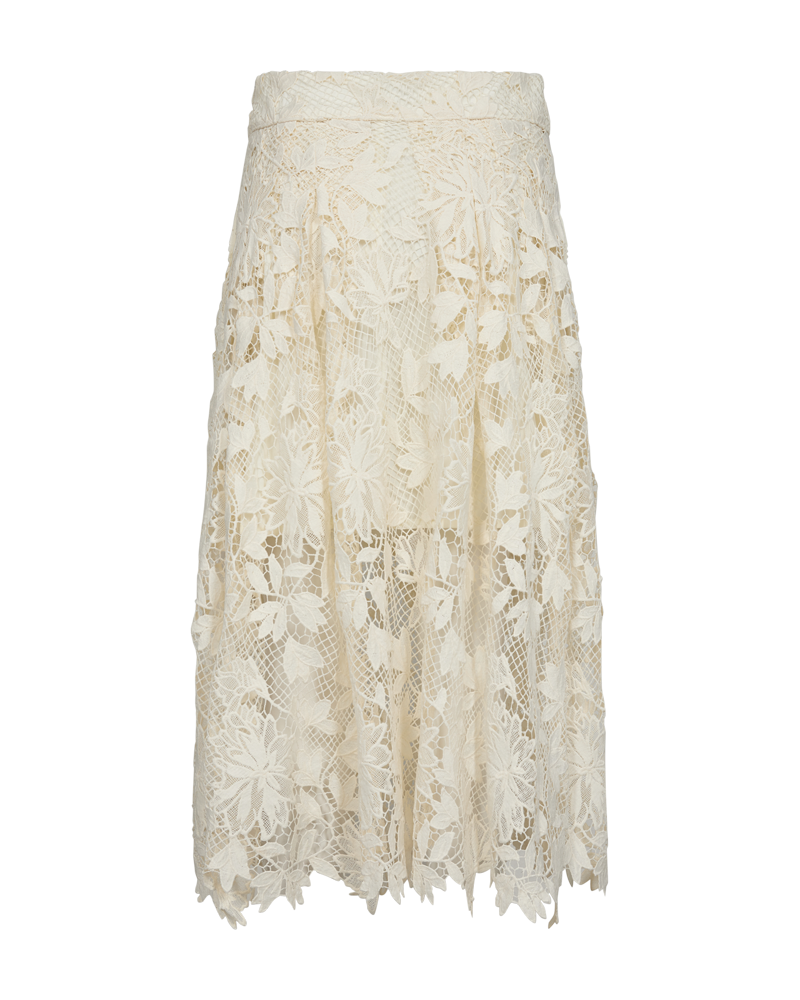 CMLARAH - NEDERDEL MED ALLOVER BLONDER I RÅHVID