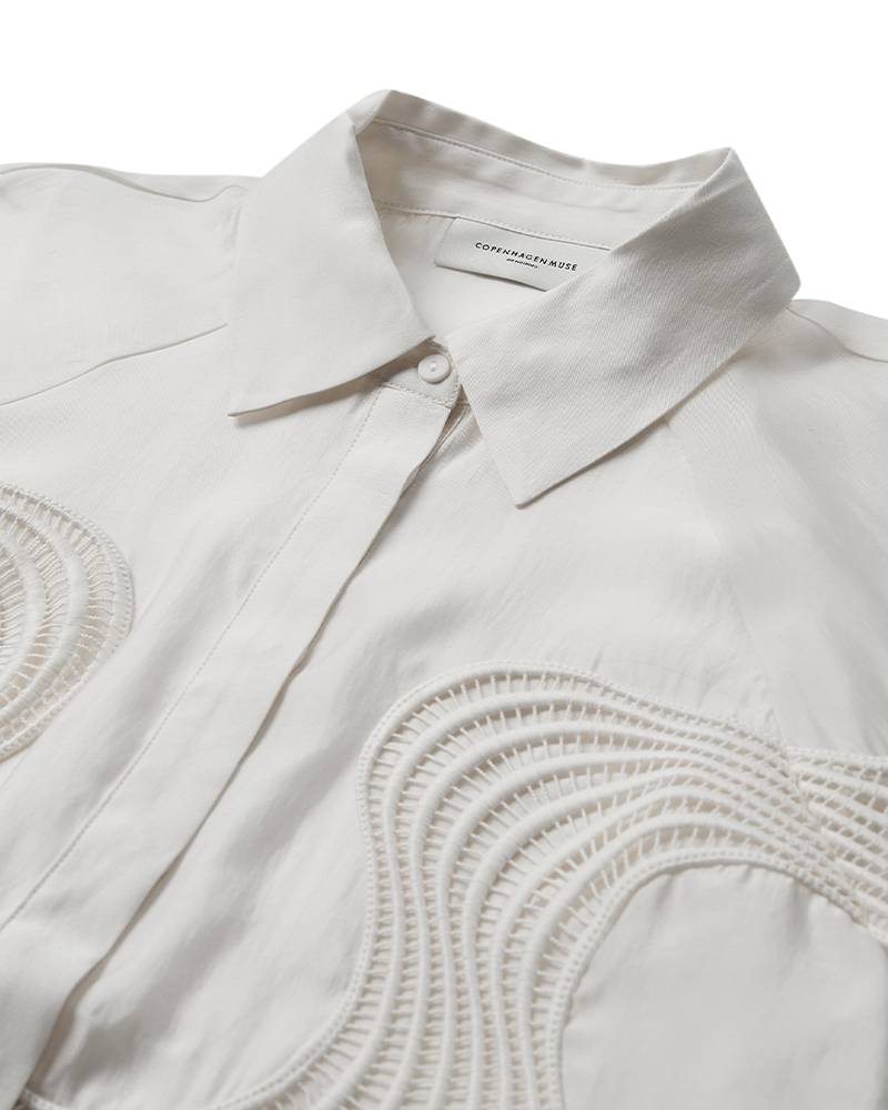 CMMOLLY - SKJORTE I RÅHVID