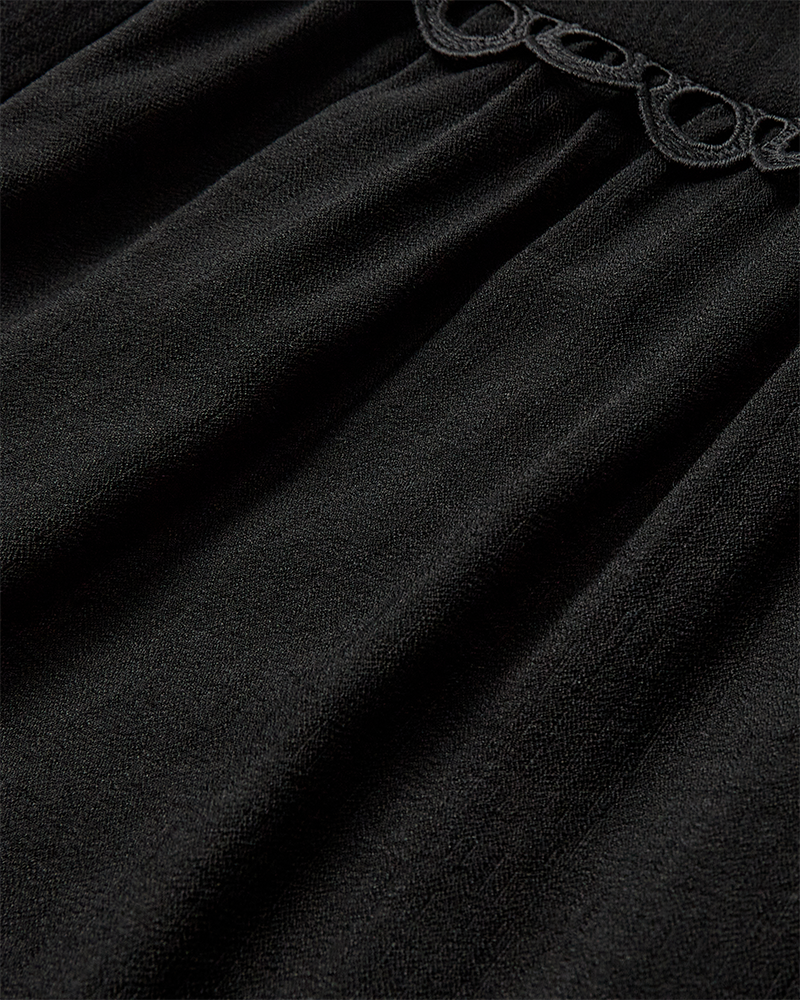 CMASLEAH - NEDERDEL MED CUT-AND-SEW BLONDER I SORT