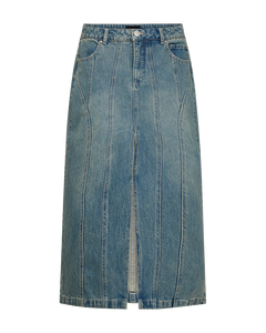 CMJEANNE - DENIM NEDERDEL I BLÅ