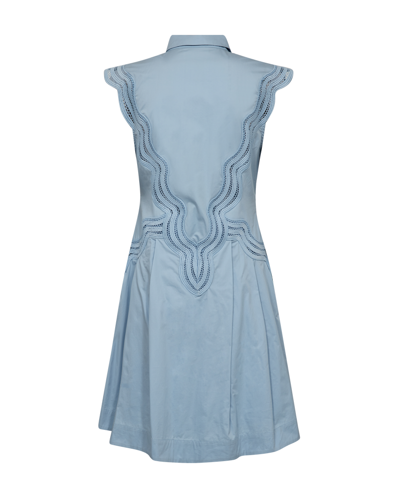 CMSHIRLEY - SKJORTEKJOLE MED CUT-AND-SEW BLONDER I BLÅ