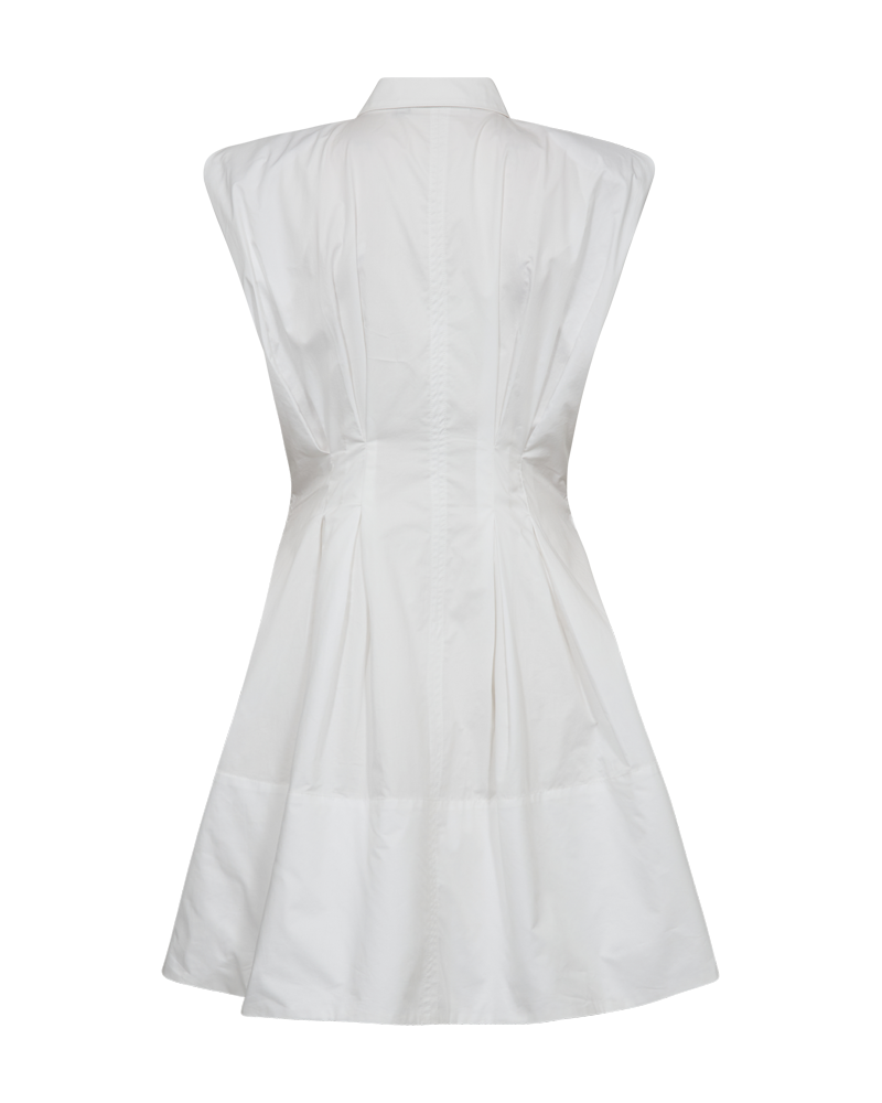 CMSHIRLEY - KORT SKJORTEKJOLE I HVID