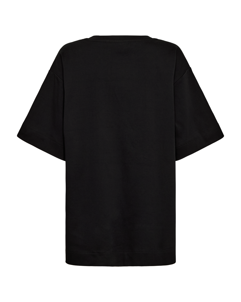 CMMUSE - T-SHIRT MED PRINT I SORT
