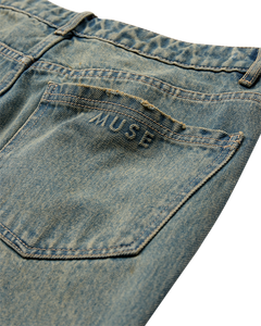 CMJEANNE - HØJTALJEDE JEANS I BLÅ