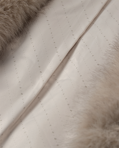 CMPLUSHY - FAUX FUR VEST I BEIGE
