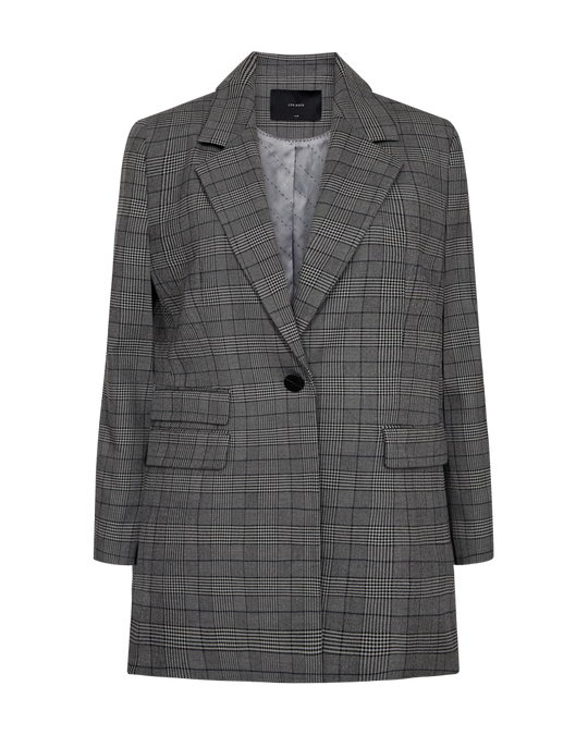 CMTAILOR - TERNET BLAZER I SORT OG BLÅ