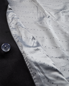 CMTAILOR - DOBBELTRADET KORT BLAZER I SORT
