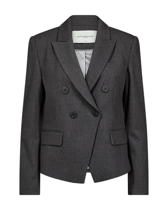 CMTAILOR - DOBBELTRADET KORT BLAZER I GRÅ