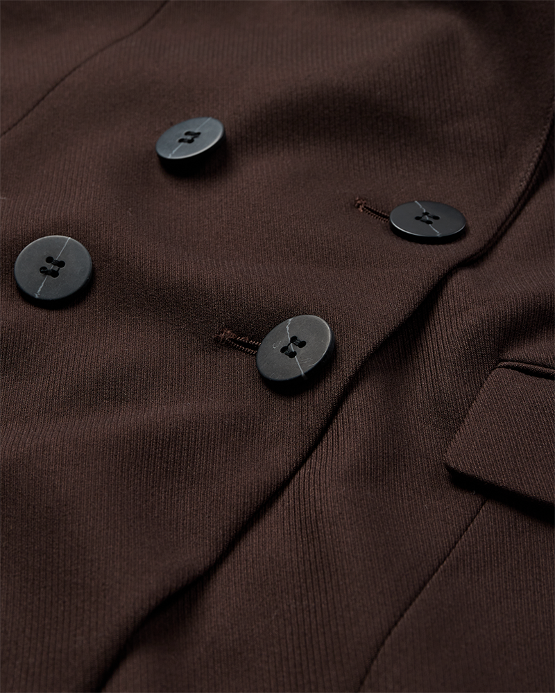 CMTAILOR - BLAZER I BRUN