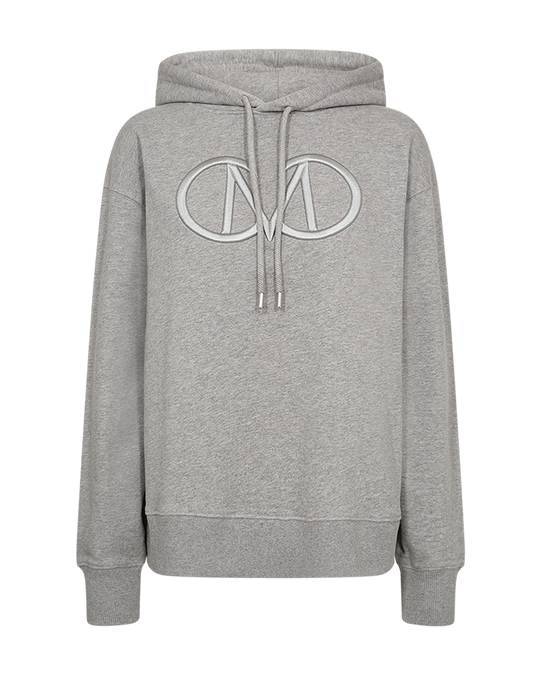 CMROCO - SWEATSHIRT MED LOGOBRODERI I GRÅ