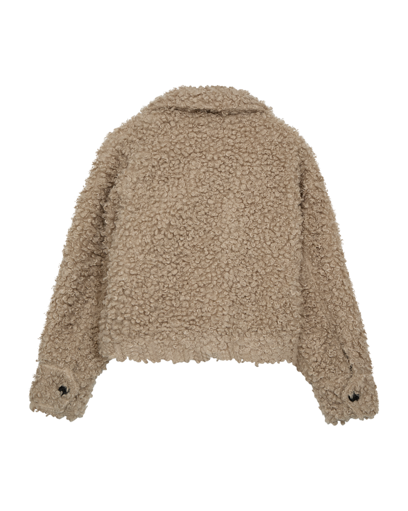 CMCURLY - JAKKE I BEIGE