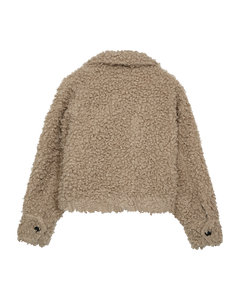CMCURLY - JAKKE I BEIGE