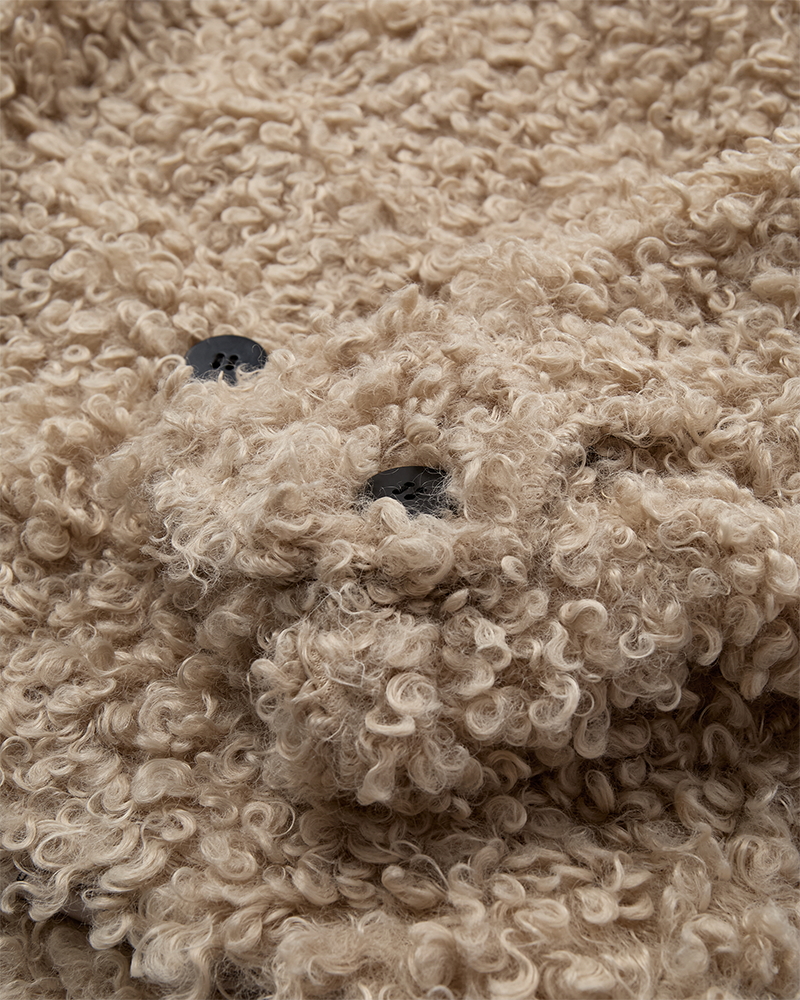 CMCURLY - JAKKE I BEIGE