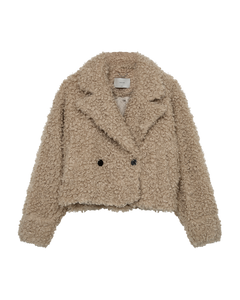 CMCURLY - JAKKE I BEIGE