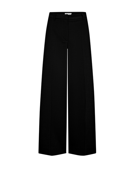 CMTAILOR - HØJTALJEDE BUKSER I SORT