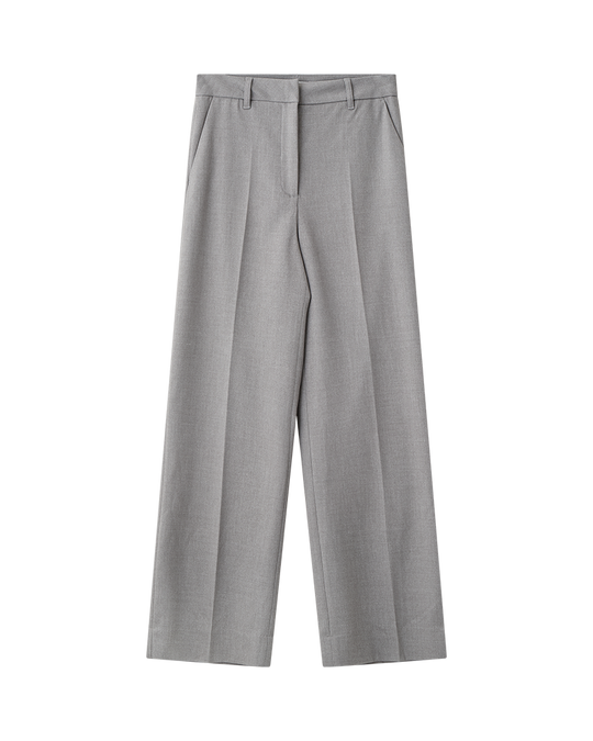 CMTAILOR - HØJTALJEDE BUKSER I GRÅ