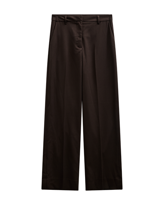 CMTAILOR - HØJTALJEDE BUKSER I BRUN