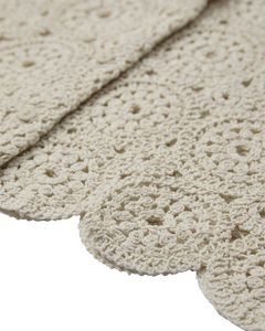 CMCROCHET - HÆKLET SKJORTE I BEIGE