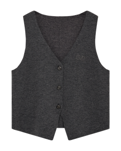 CMZINA - VEST MED LOGODETALJE I GRÅ