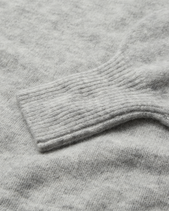 CMIBRA - STRIKKET PULLOVER I GRÅ