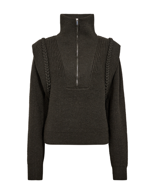 CMYARI - PULLOVER I GRØN