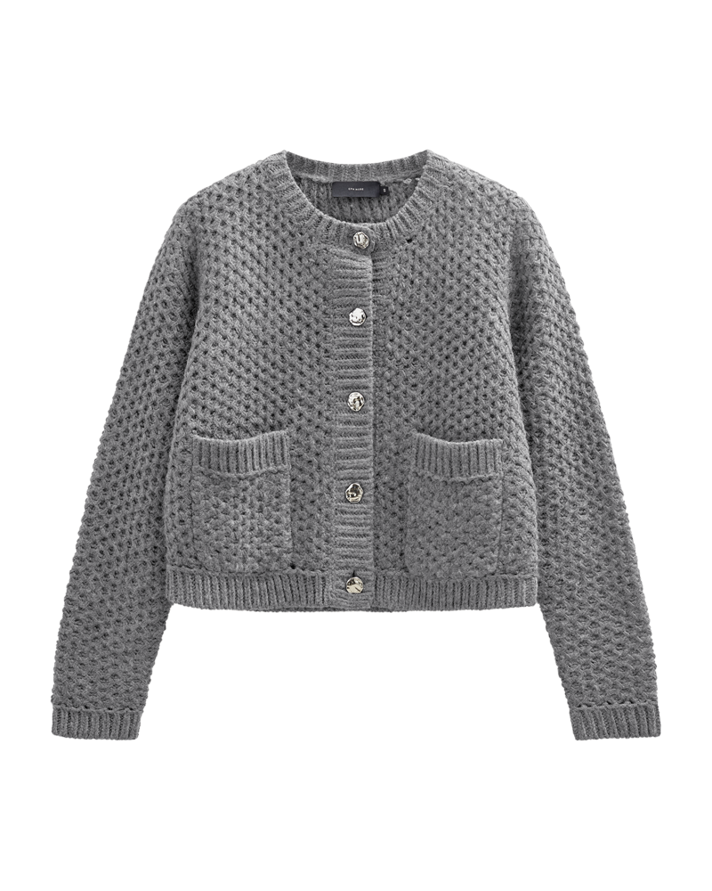 CMCOLETTE - CARDIGAN I GRÅ