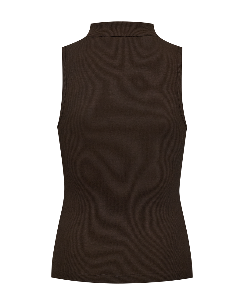 CMSIV - TOP MED BRODERET LOGODETALJE I BRUN