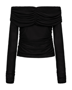 CMMEJSE - OFF-SHOULDER BLUSE I SORT
