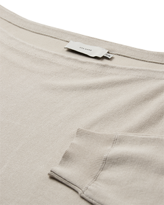 CMVERAN - OFF-SHOULDER PULLOVER I BEIGE
