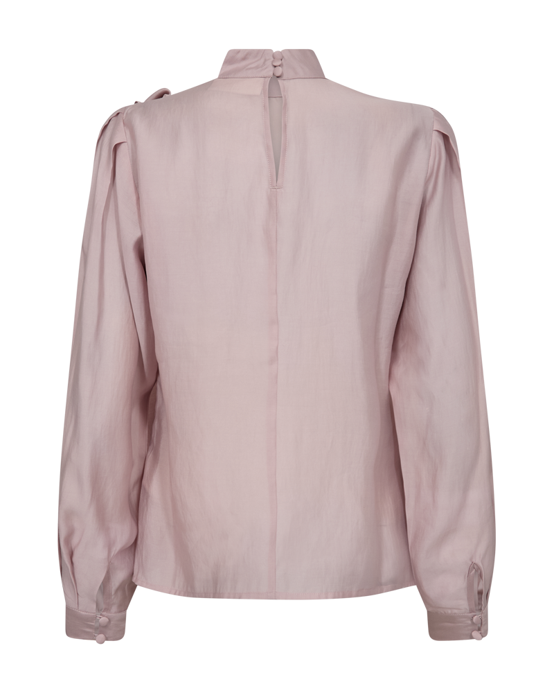 CMMOLLY - BLUSE MED FLÆSER I LILA