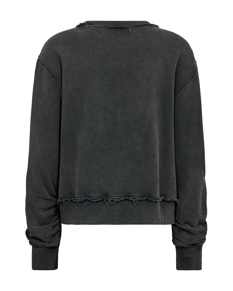 CMROCO – SWEATSHIRT MED LOGODETALJE I GRÅ