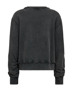 CMROCO – SWEATSHIRT MED LOGODETALJE I GRÅ