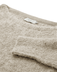 CMLAMBI - STRIKKET PULLOVER I BEIGE