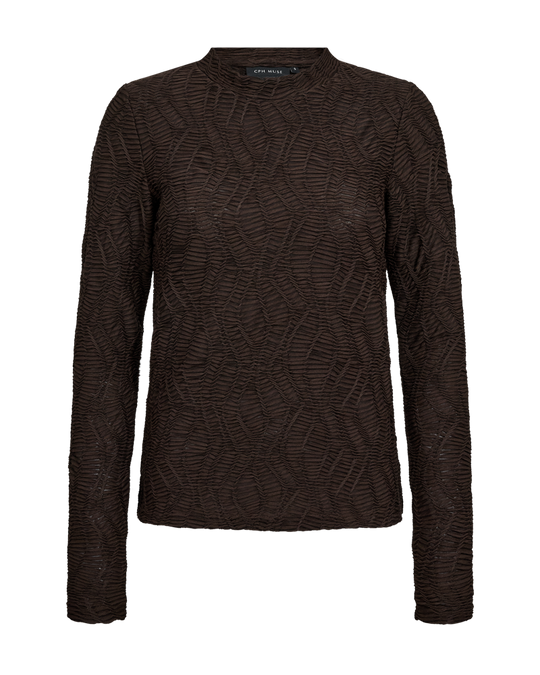 CMJERI - BLUSE I BRUN
