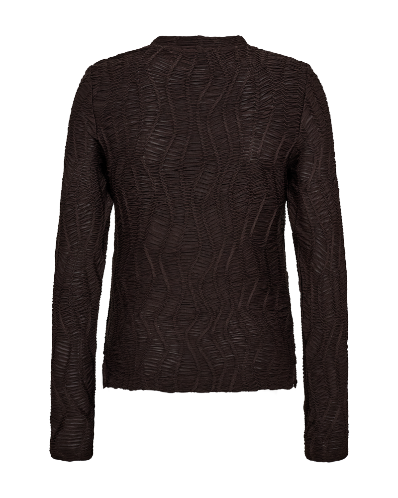 CMJERI - BLUSE I BRUN