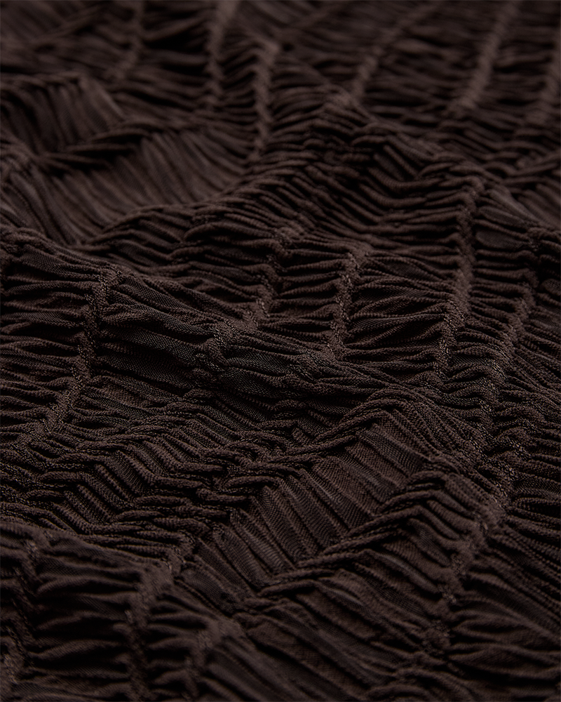 CMJERI - BLUSE I BRUN